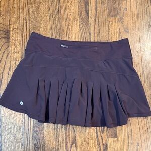 Lululemon Run Speed Skirt Pleated (Back) EUC 6